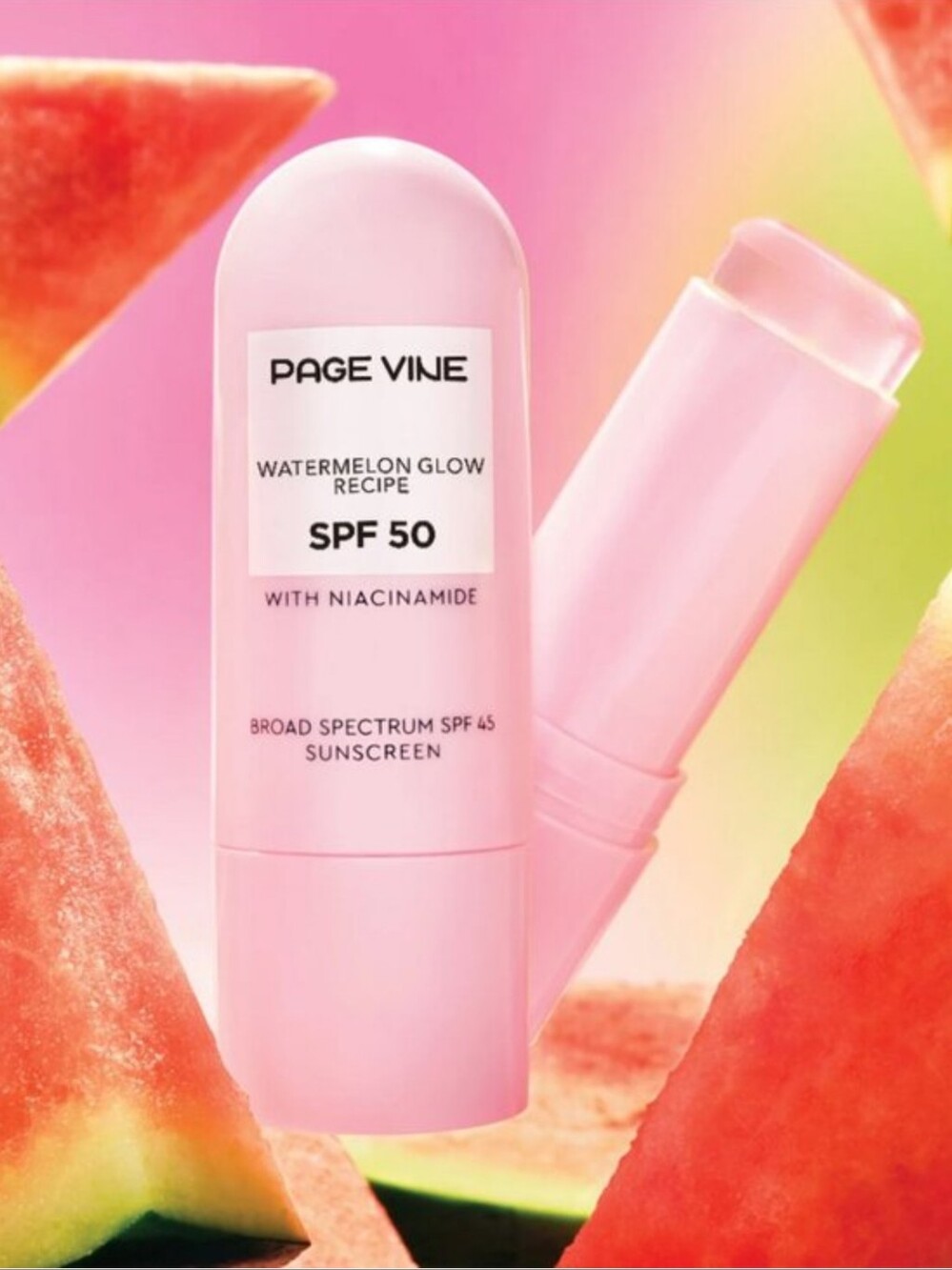 Page Vine Niacinamide High Gloss Sunscreen Spf 50 0.56 oz NIB